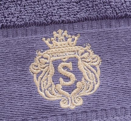 Toalhas de luxo de Jacquard com riscas feitas de algodão 100% para um desempenho suave e absorvente