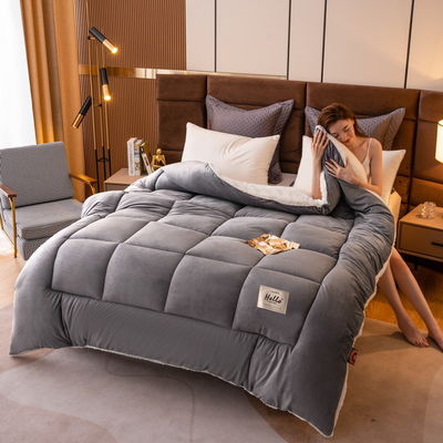 Suporte ao sono saudável Quilt elegante Conforto mais suave mais confortável peso pesado Sherpa-back