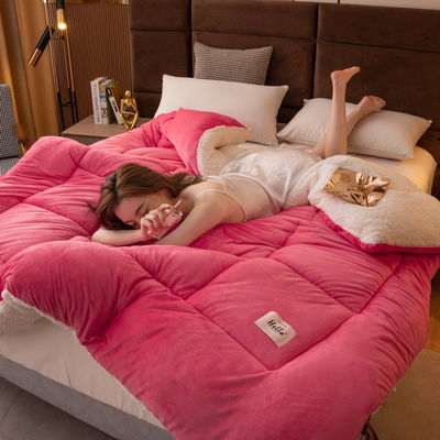 Suporte ao sono saudável Quilt elegante Conforto mais suave mais confortável peso pesado Sherpa-back