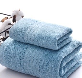 Toalhas de algodão 100% suaves e amigáveis para a pele, absorventes e de secagem rápida para todas as idades