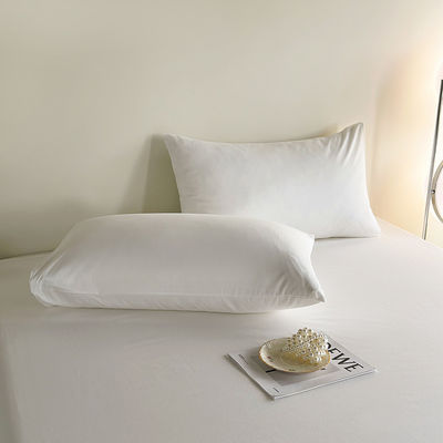 Grade A 100% de algodão branco King Size Set de roupa de cama Plaid Sheet Flat para cama Set de lençóis de cama