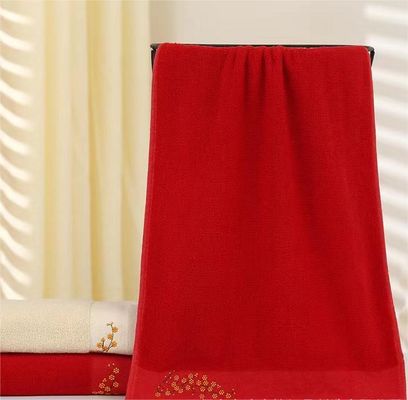 Toalhas de casa 100% de algodão puro, bordadas, suaves e absorventes, ideais para todas as idades.