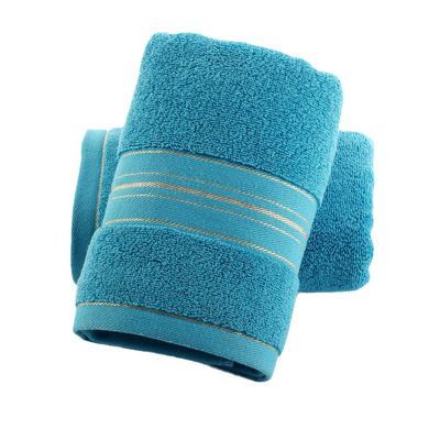 Padrão listrado 100% algodão toalhas absorventes espessadas suaves para a pele amigável secagem rápida