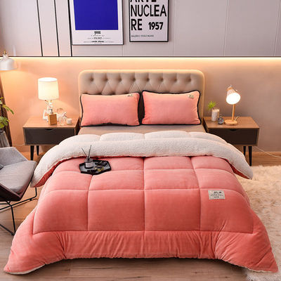 Rosa Branca Solid Oeko-Tex Conforter Edredon Twin Set de roupa de cama adequado para todas as estações do ano