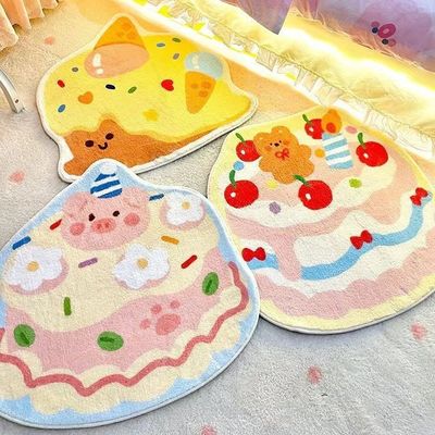 Tapetes de logotipo personalizados Tapete de desenho animado de crianças Rapete de criança Oração Decoração de quarto rosa Crianças Tapete Tapete pequeno para quarto