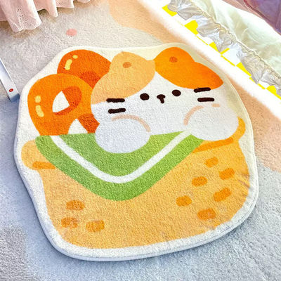 Tapetes de logotipo personalizados Tapete de desenho animado de crianças Rapete de criança Oração Decoração de quarto rosa Crianças Tapete Tapete pequeno para quarto