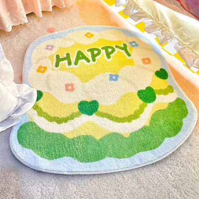 Tapetes de logotipo personalizados Tapete de desenho animado de crianças Rapete de criança Oração Decoração de quarto rosa Crianças Tapete Tapete pequeno para quarto