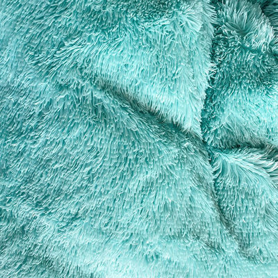 Calor azul luxuoso Shaggy flanel Mink veludo roupa de cama conjunto para todos os grupos no outono Inverno