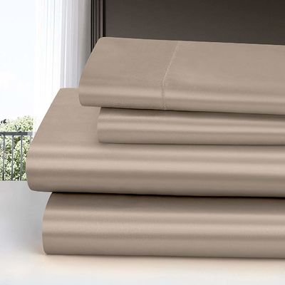 Cama de cama de seda satinada não descartável para casa com 2 PCS