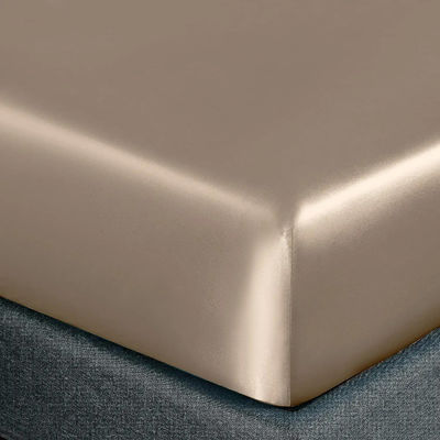 Cama de cama de seda satinada não descartável para casa com 2 PCS