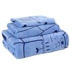 Conjunto de toalhas de banho de algodão altamente elogiado com design absorvente espesso e prazo de pagamento T/T