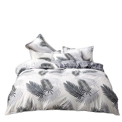 Tecido de poliéster 4 peças de roupa de cama para 1,2m Cama Branca Linha de cama de hotel de cinco estrelas