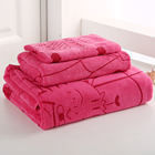 Conjunto de toalhas de banho de algodão altamente elogiado com design absorvente espesso e prazo de pagamento T/T