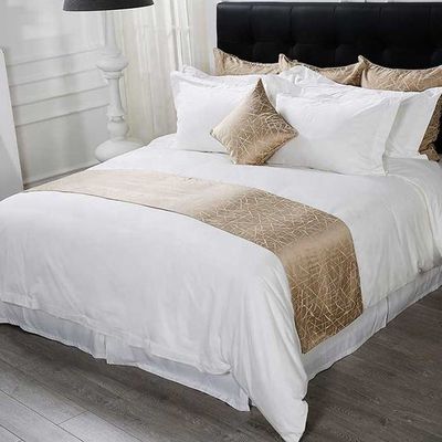 Resposta dentro de 24 horas 4pcs Satin Stitch Duvet Set de Cama de King Size