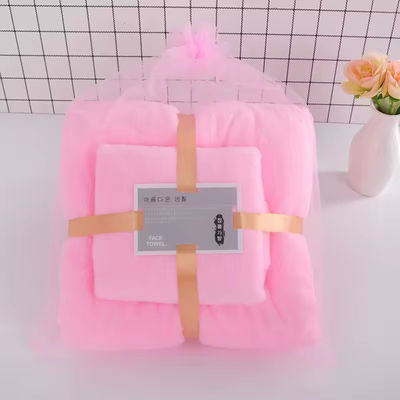 Toalha de banho de lã de coral para todas as idades com grande absorção de água