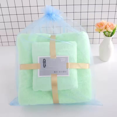 Toalha de banho de lã de coral para todas as idades com grande absorção de água