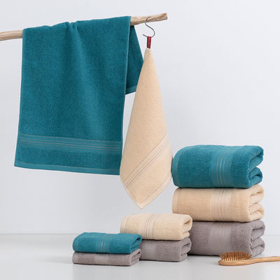 Toalha de banho retangular de algodão 32 Toalha facial doméstica para adultos para absorvente macio