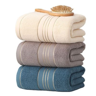 Hot Custom Pure Cotton Luxury Custom Logo Absorção Soft Golden Satin Dobby Bath Face Hand Hair Towel Sets Baby Towel Sample