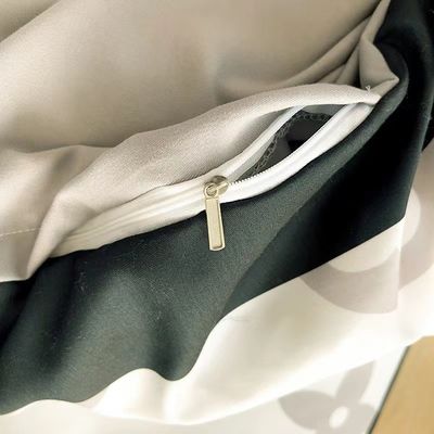 Moderno estilo desenho animado cabeça de urso branco design de roupa de cama com 100% material de poliéster