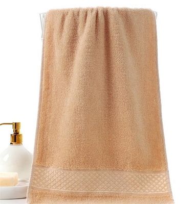 Jacquard 100% algodão toalha de lavagem facial cor sólida toalha macia seleção popular