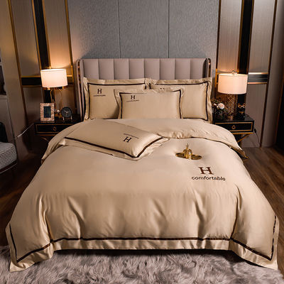 Cama de cama de seda de poliéster personalizada