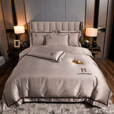 Cama de cama de seda de poliéster personalizada