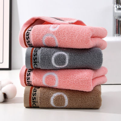 Toalhas caseiras personalizadas de cores a quadros para limpeza facial diária e absorção de água