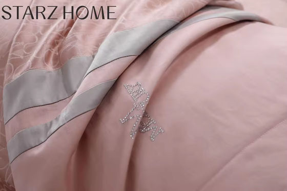 60 s Contagem de tecido Algodão 4pcs Roupas de cama Cama de cama Set de roupa de cama com cobertor de cama