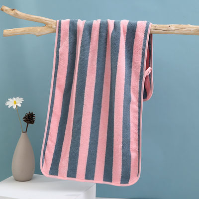 Toalha de praia de veludo de coral espessada 32*32cm/ 35*75cm/ 70*140cm/ Personalizada para hóspedes do hotel