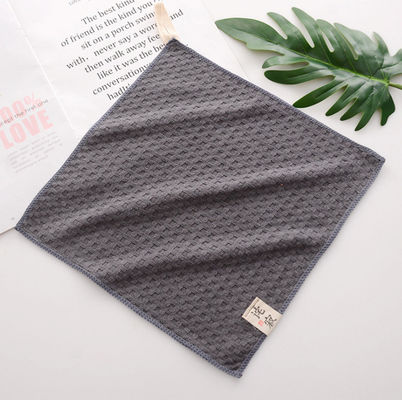 Toalha de mão 100% de algodão, padrão de riscas absorvente e sustentável para pele sensível