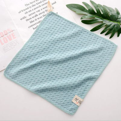 Toalha de mão 100% de algodão, padrão de riscas absorvente e sustentável para pele sensível
