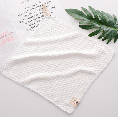 Toalha de mão 100% de algodão, padrão de riscas absorvente e sustentável para pele sensível