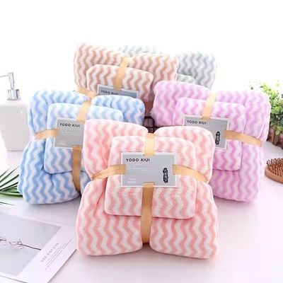 300 GSM Coral Fleece Face Bath Towel Set para Home Hotel Spa de Fabricantes OEM