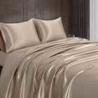 Lantejoulas de cetim personalizadas Set de roupa de cama Twin Size 2 PCS Lantejoula plana com design tecido