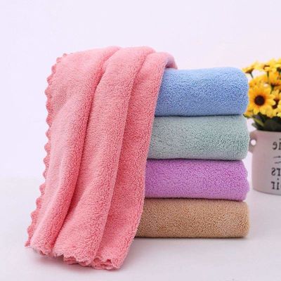 300 GSM Coral Fleece Face Bath Towel Set para Home Hotel Spa de Fabricantes OEM