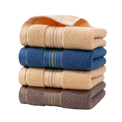 Toalha bordada espessada 35*75cm Toalha doméstica absorvente para adultos em algodão puro 32