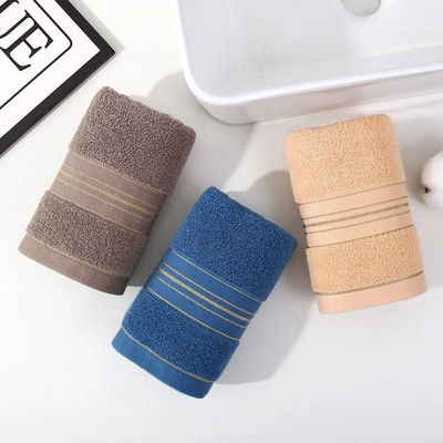 Toalha bordada espessada 35*75cm Toalha doméstica absorvente para adultos em algodão puro 32