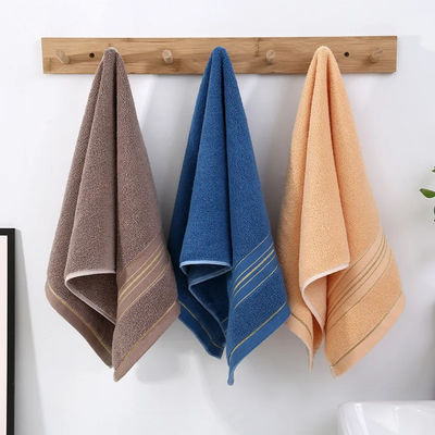 Toalha bordada espessada 35*75cm Toalha doméstica absorvente para adultos em algodão puro 32
