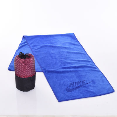Toalha de ginástica de logotipo personalizado de 30*110cm feita de microfibra absorvente de suor e de secagem rápida