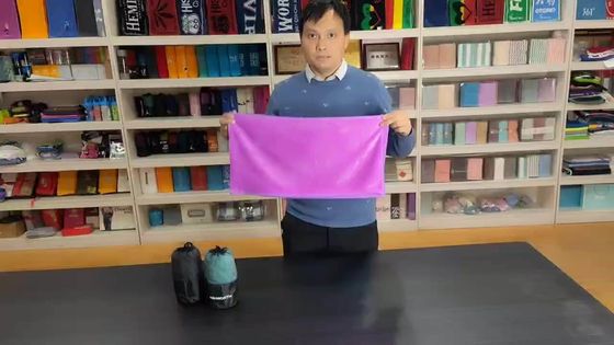 Toalha de ginástica de logotipo personalizado de 30*110cm feita de microfibra absorvente de suor e de secagem rápida