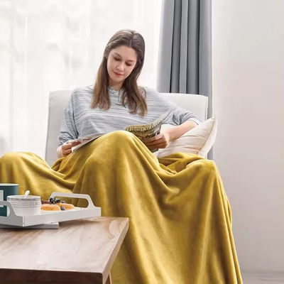 Super Soft Microfiber Flannel Blanket com Construção de Estilo Europeu e Americano