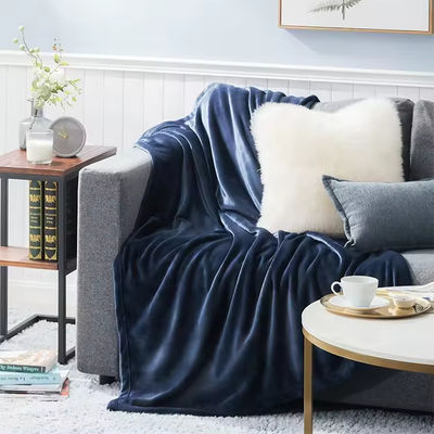 Super Soft Microfiber Flannel Blanket com Construção de Estilo Europeu e Americano