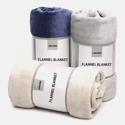 Super Soft Microfiber Flannel Blanket com Construção de Estilo Europeu e Americano