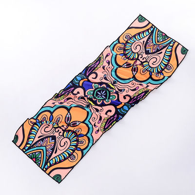 Toalhas esportivas de moda com logotipo de gelo de resfriamento rápido e tecido Jacquard 0.1