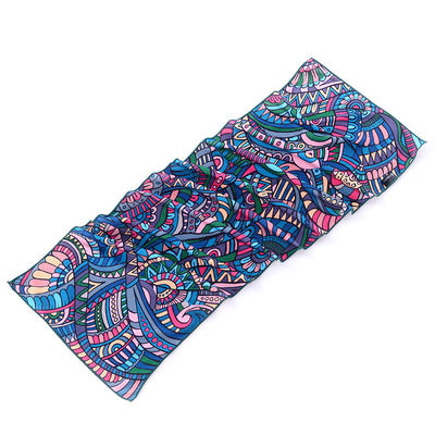 Toalhas esportivas de moda com logotipo de gelo de resfriamento rápido e tecido Jacquard 0.1