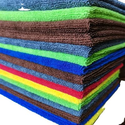 80% Poliéster 20% Poliamida 40*40cm 300gm Toalha de microfibra para limpeza de carro e cozinha