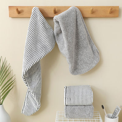 Capuz de cabelo seco macio e espesso para crianças Tecido simples Absorvente rápido Ecológico