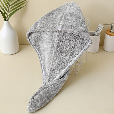 Capuz de cabelo seco macio e espesso para crianças Tecido simples Absorvente rápido Ecológico
