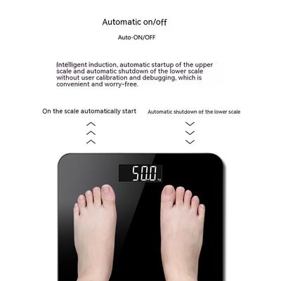 Escala eletrônica do corpo celular de 300x300x25 mm de grau médico seguro para resultados precisos
