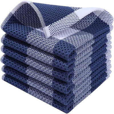 Chapéus de algodão puro Waffle Quadrado em cor personalizada 50g Chapéus de absorção em quadrados